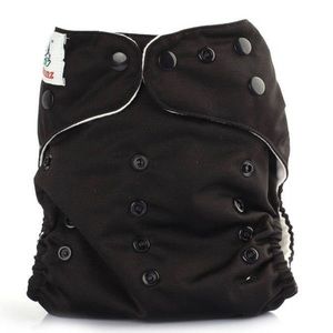 12 Diapers + 22 inserts!! Reusable Cloth Diapers Black Pocket Insert